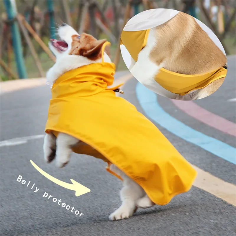 Rainy Season Puppy Raincoat For Dogs Waterproof Apparel
