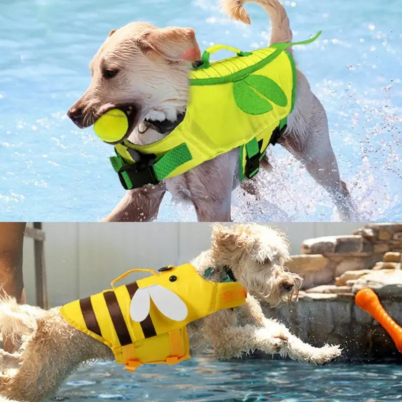 Ripstop Dog Life Vest With Adjustable Straps Quick Release