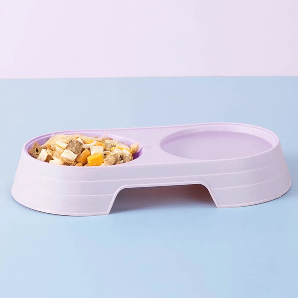 Shunmaii 2-in-1 Pet Bowls Feeding Dishes For Dogs Cats