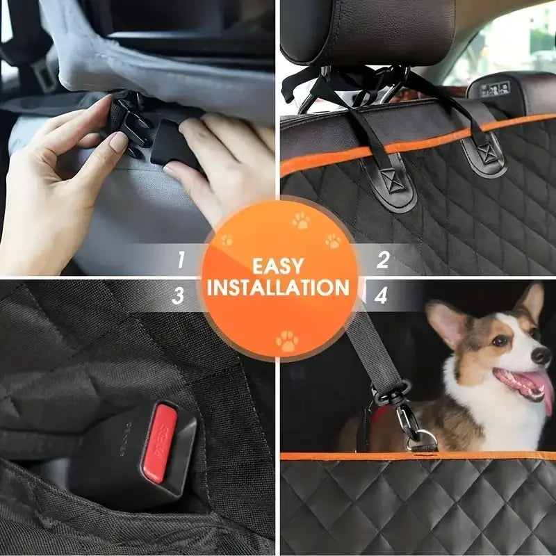 Universal Dog Car Seat Cover Waterproof Hammock Nonslip