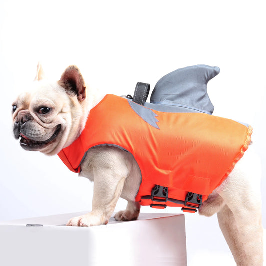 Wangupet Dog Life Vest High Buoyancy Reflective Rescue Handle