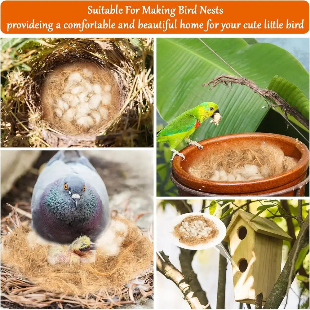 Two Pack Bird Nesting Material For Mixed Bird Nests