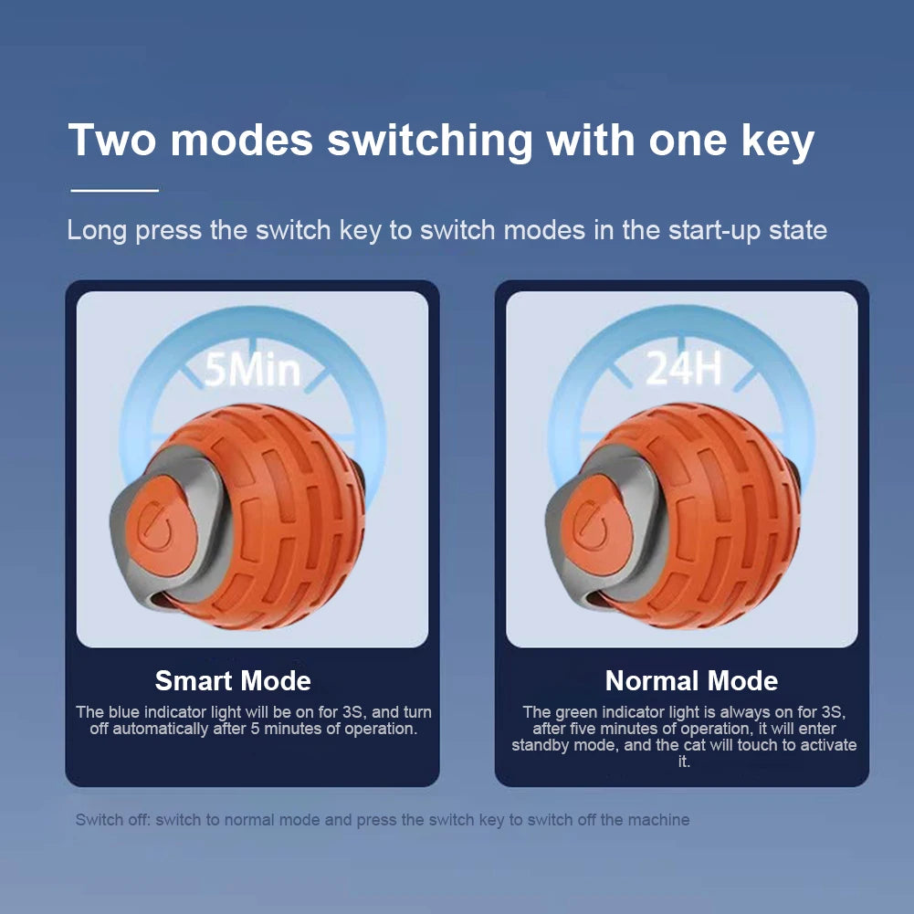 Shunmaii Cat Interactive Ball Toy Rechargeable Teaser Rolling