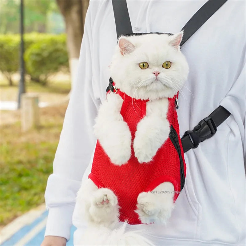 Breathable Pet Carrier Backpack Travel For Small Dogs And Cats
