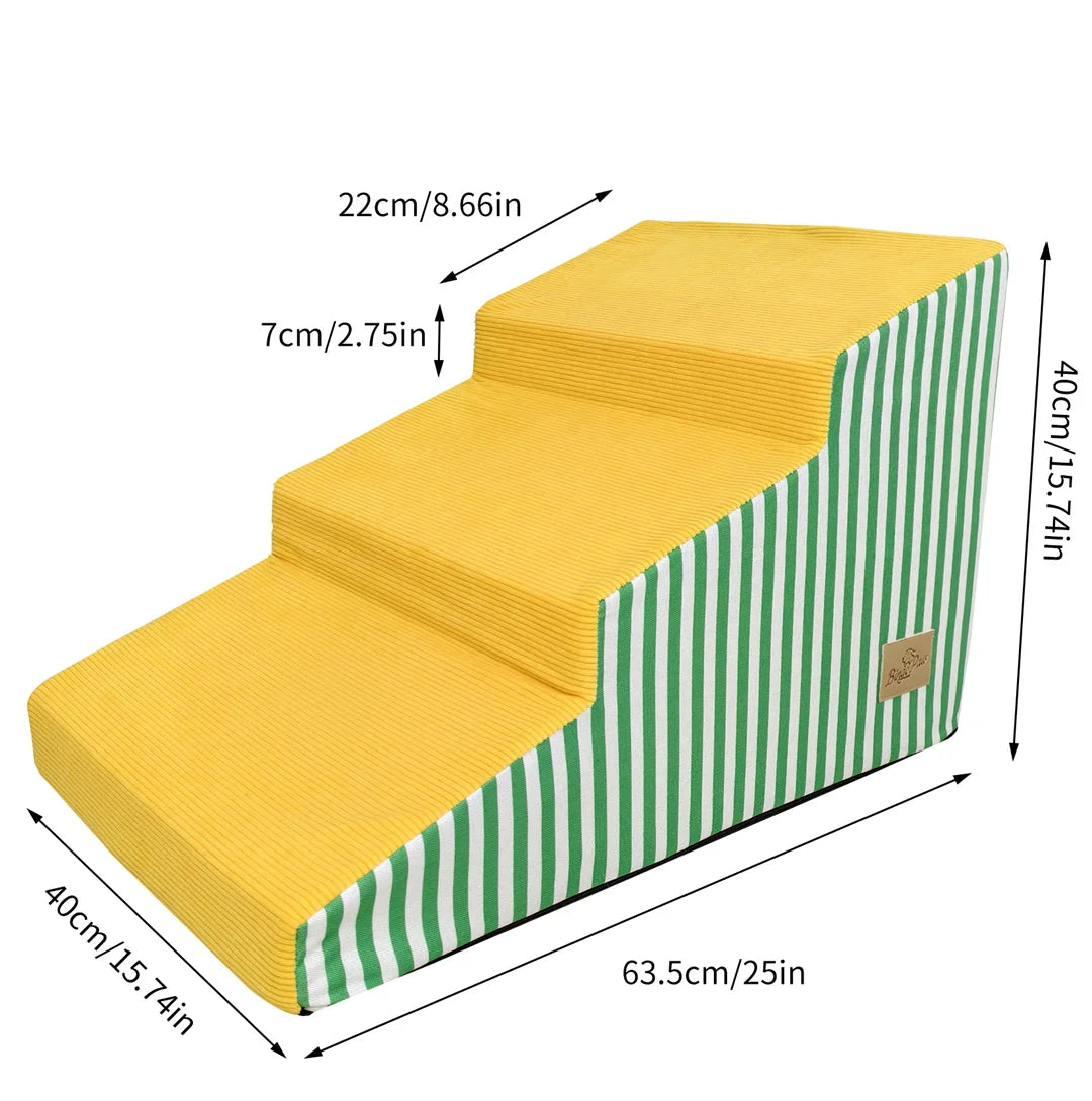 Bright Pet Stairs With High Density Foam And Non Slip Cover