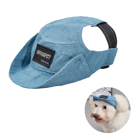 NONECN Dog Sun Hat Adjustable Breathable UV Protection Cap