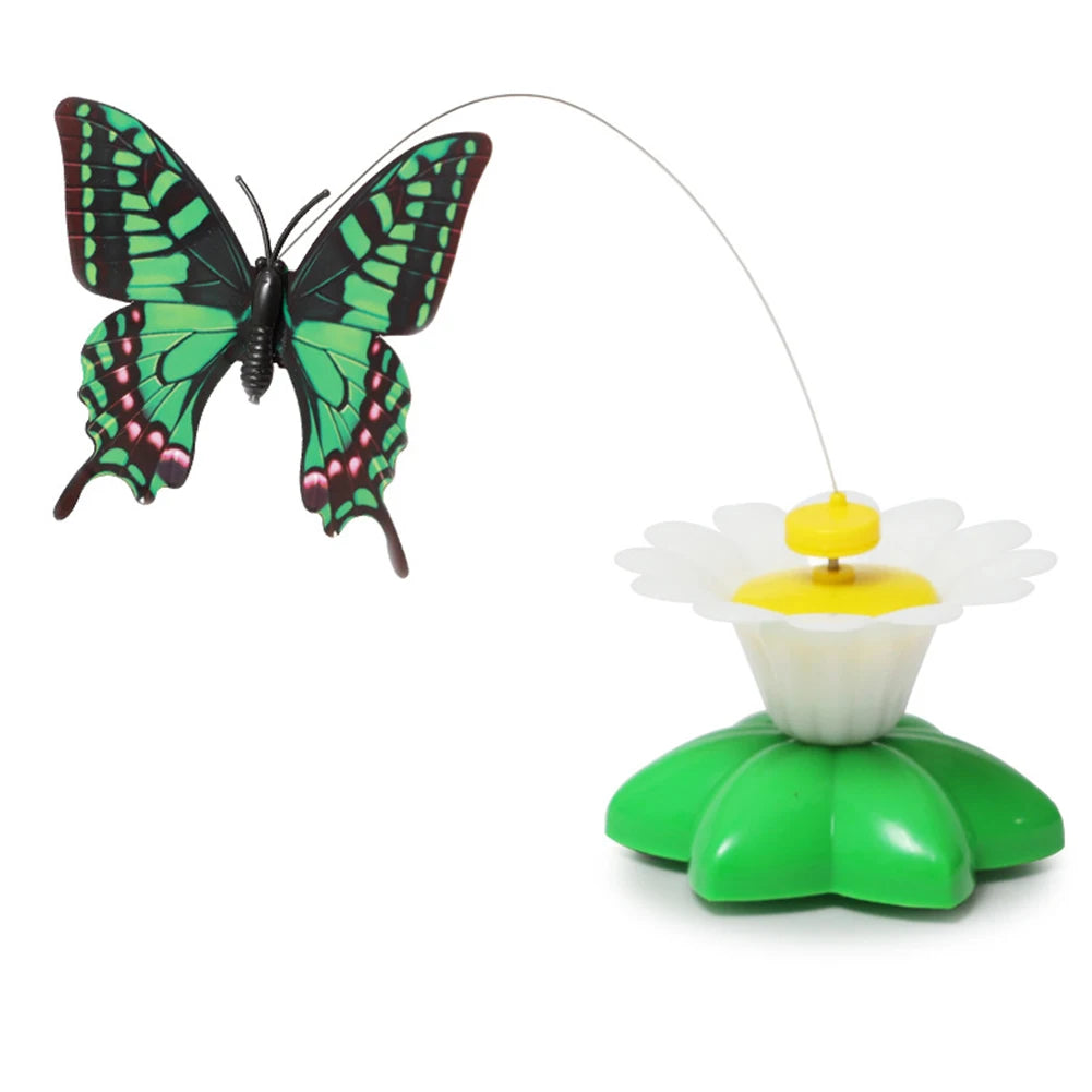 Automatic Rotating Cat Toy Butterfly Teaser For Kitten
