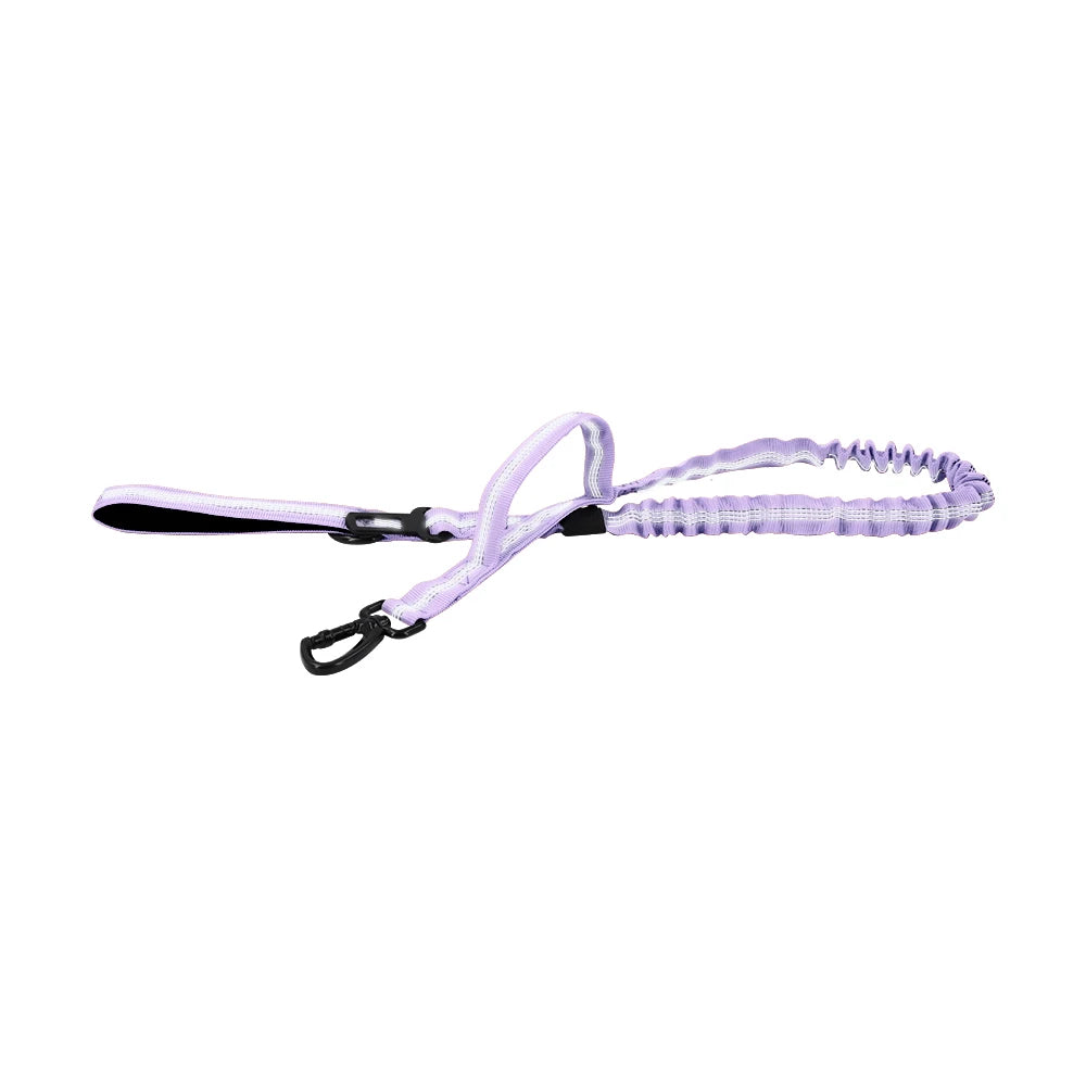 PETRAVELCN Military Dog Leash Quick Release Elastic Rope Dual Handle