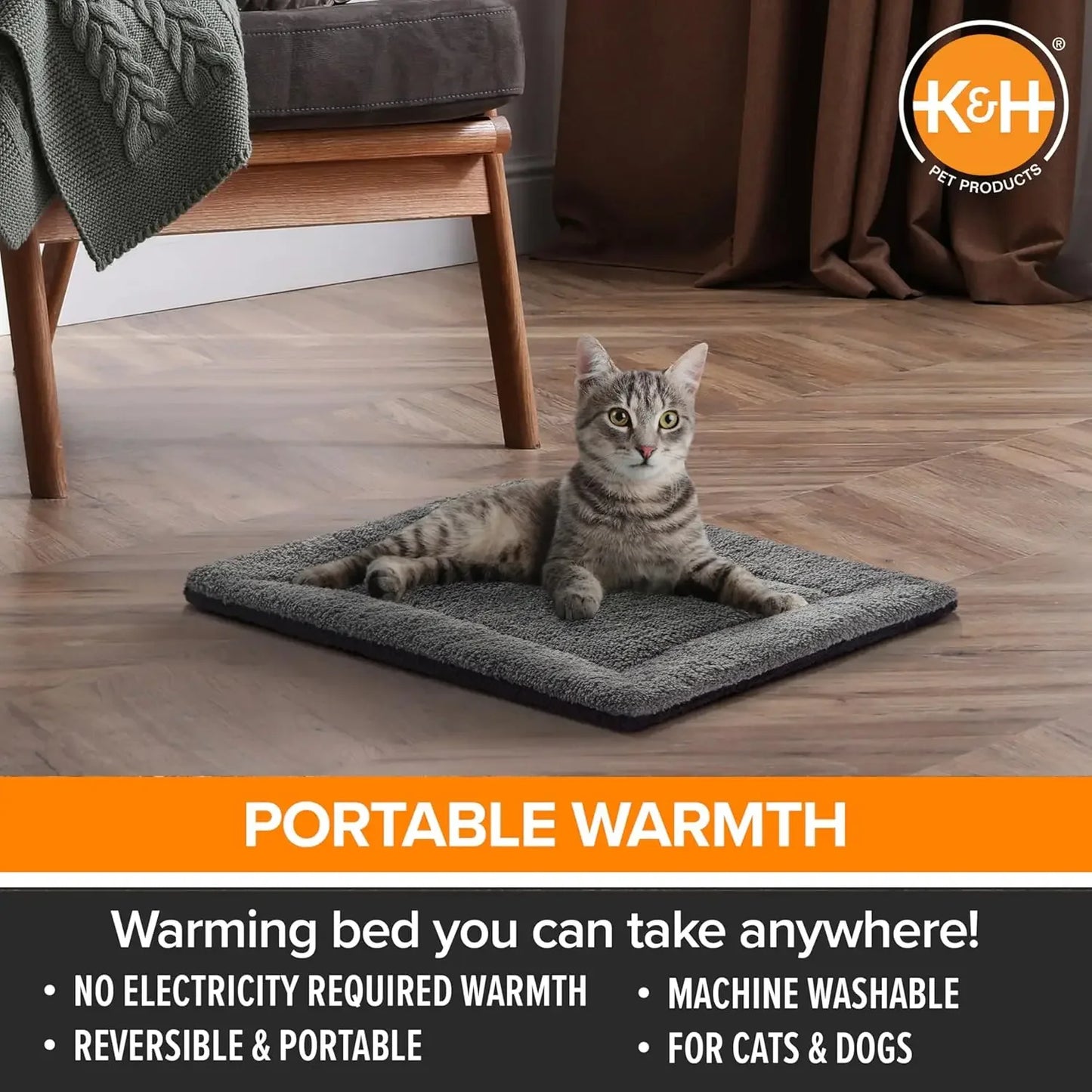 Self Warming Cat Bed Pad for Indoor and Outdoor Use