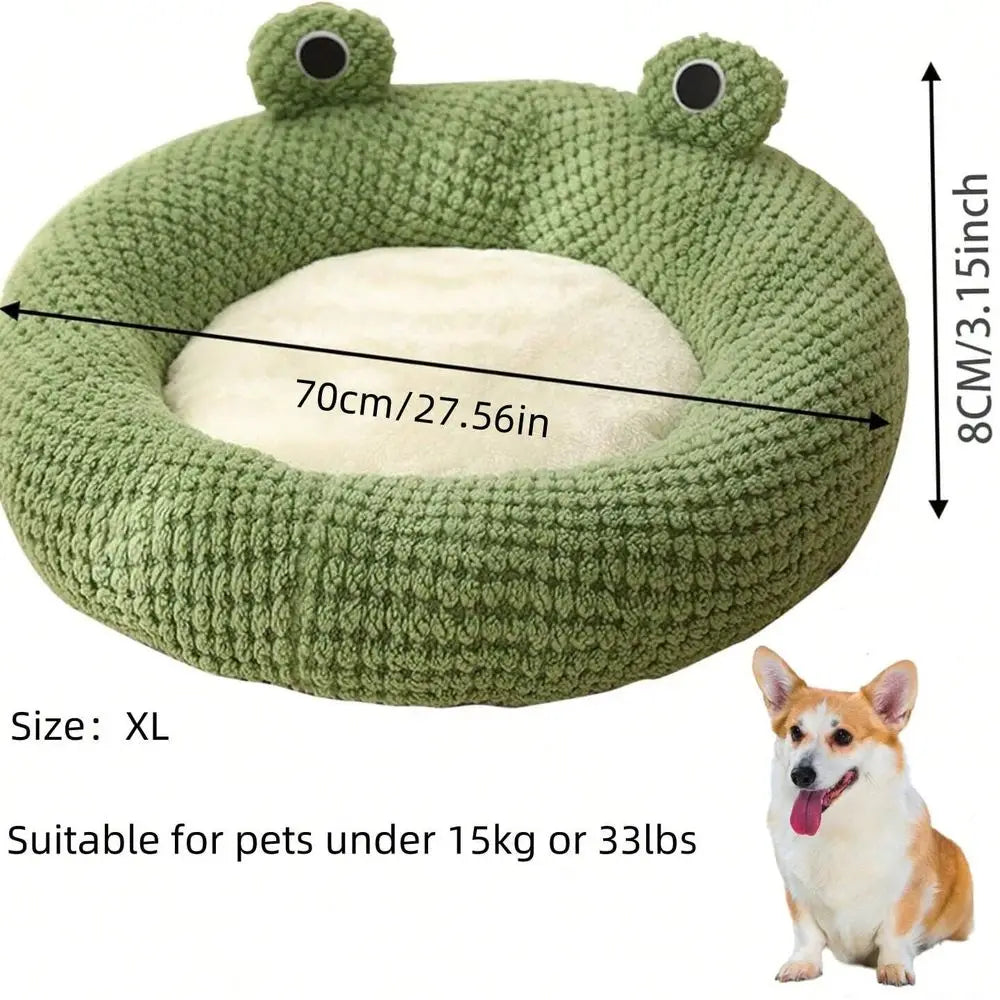 Breathable Plush Dog Bed Open Design Cozy Premium Pet Nest