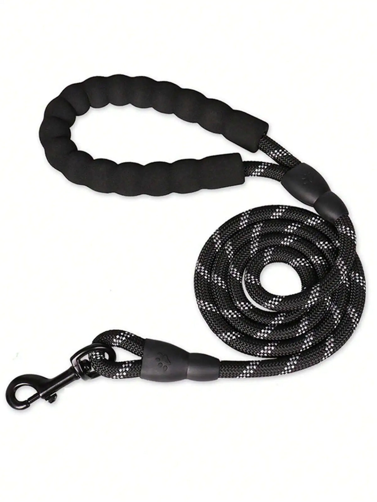 Reflective Nylon Dog Leash With Padded No Choke Handle