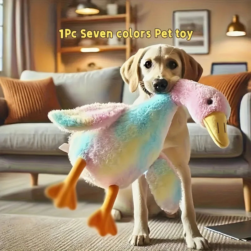 Soft Duck Plush Toy For Pets Anxiety Relief For Cats And Dogs