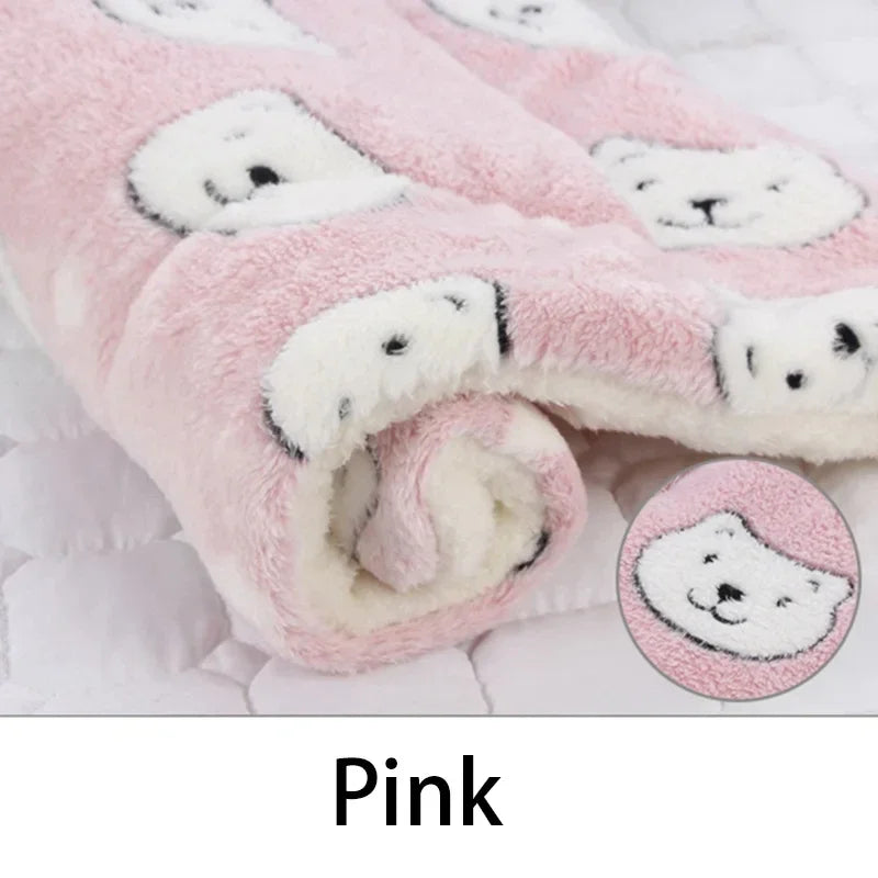 Flannel Pet Sleeping Mat Dog Bed For Cats And Dogs