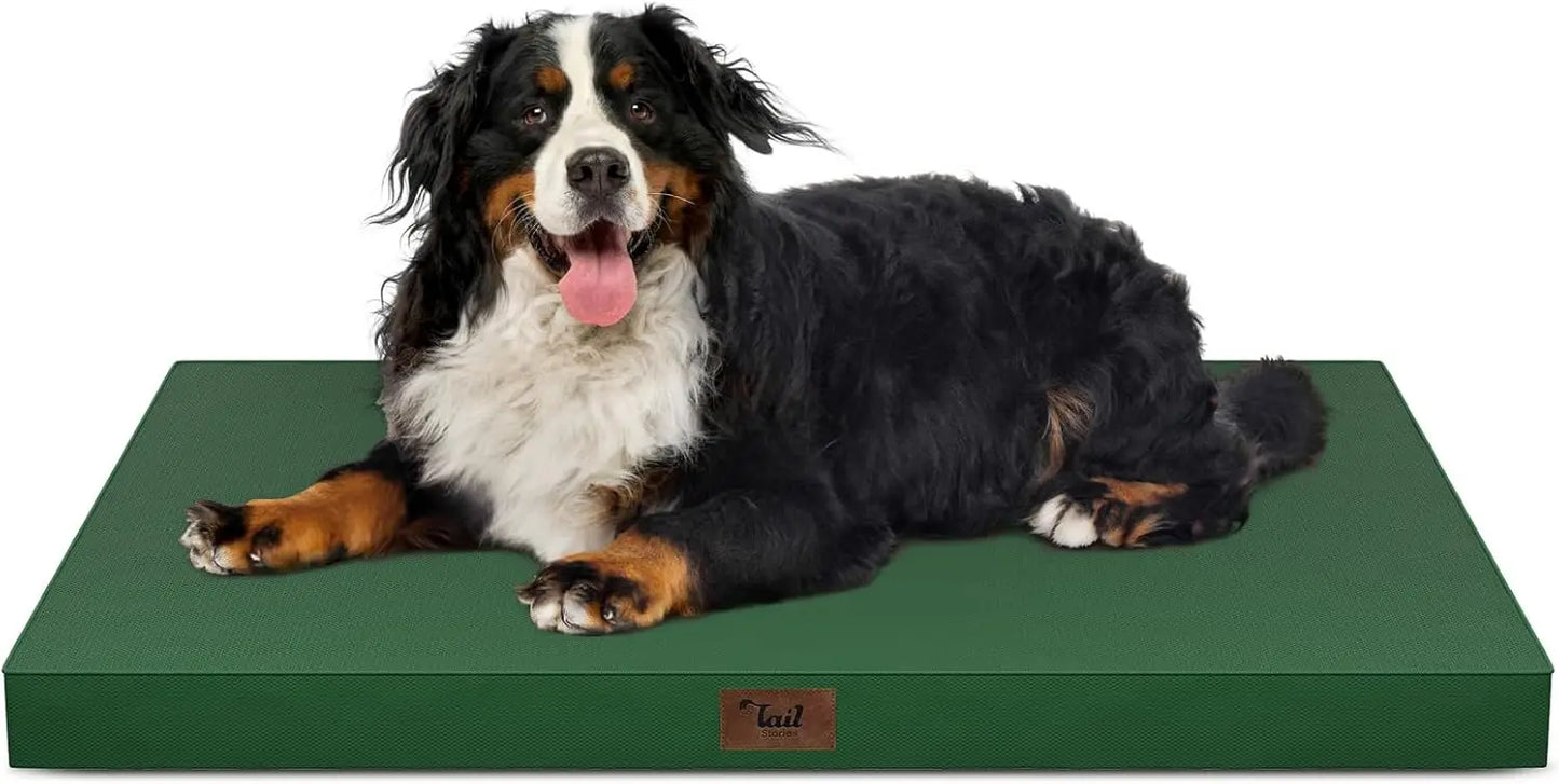 XMSJ Outdoor All Weather Dog Bed Orthopedic Egg Crate Foam