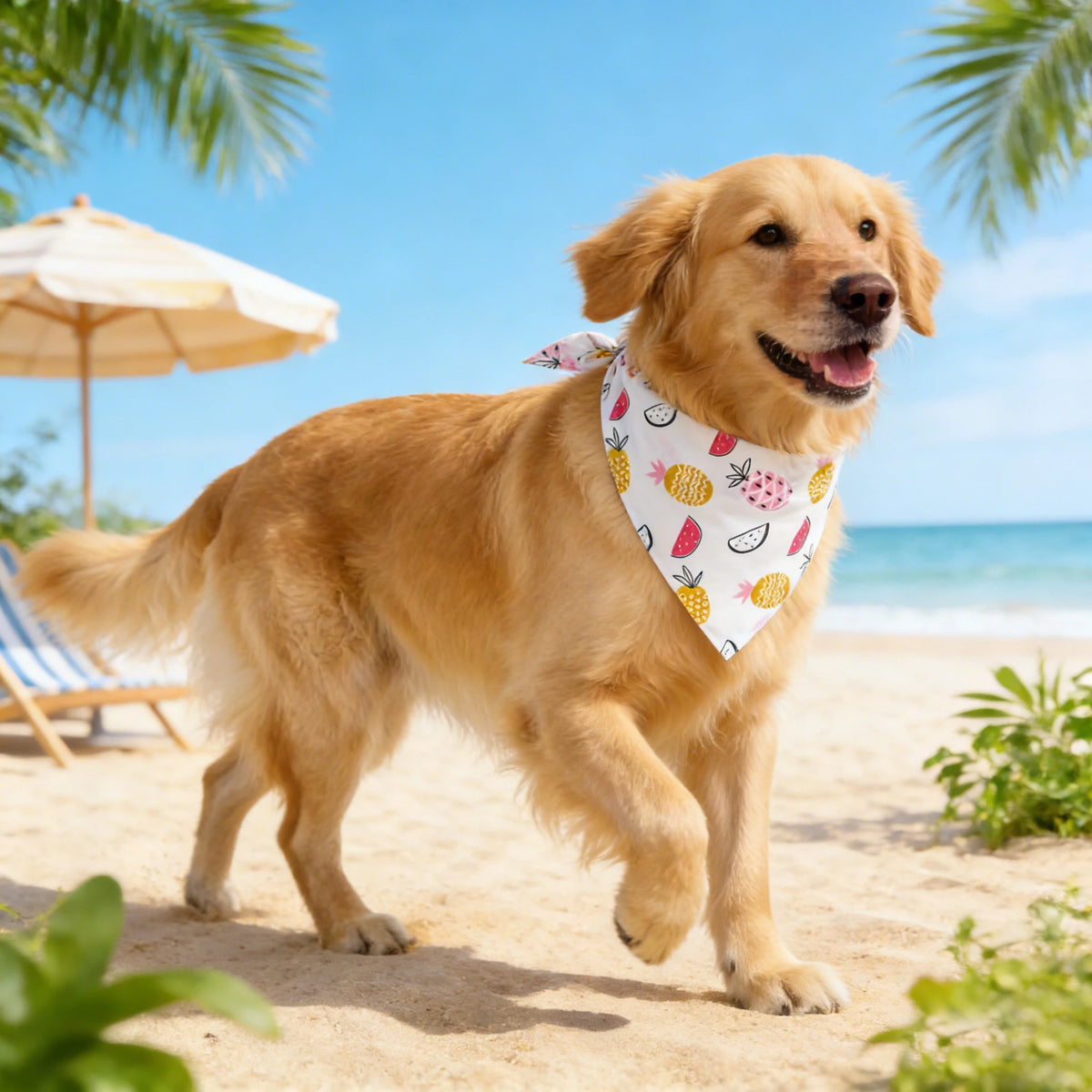 Quality Washable Adjustable Dog Bandana Scarf For Pets
