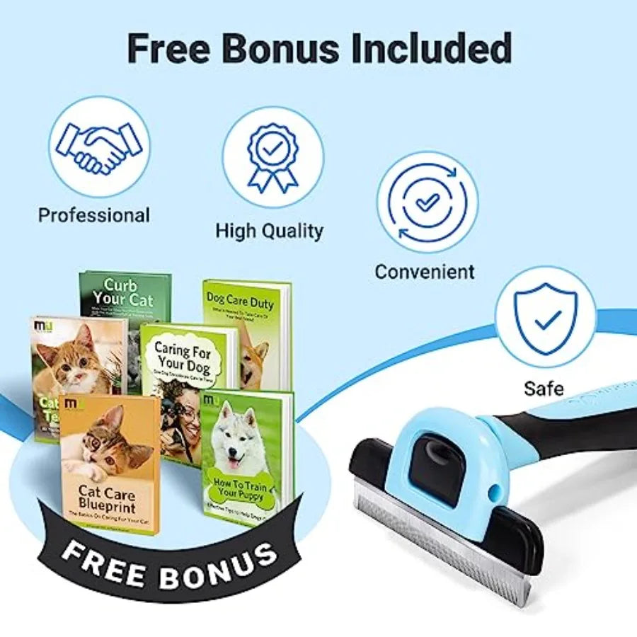 Stainless Steel Deshedding Brush Tool for Dogs And Cats