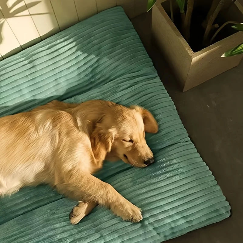 NONECN Winter Warm Corduroy Dog Bed For All Pets Cozy