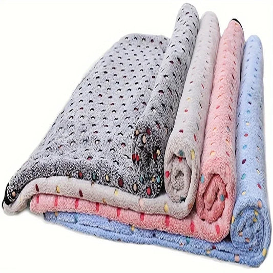 Soft Fluffy Pet Blanket For Cats And Dogs Cozy Warmth