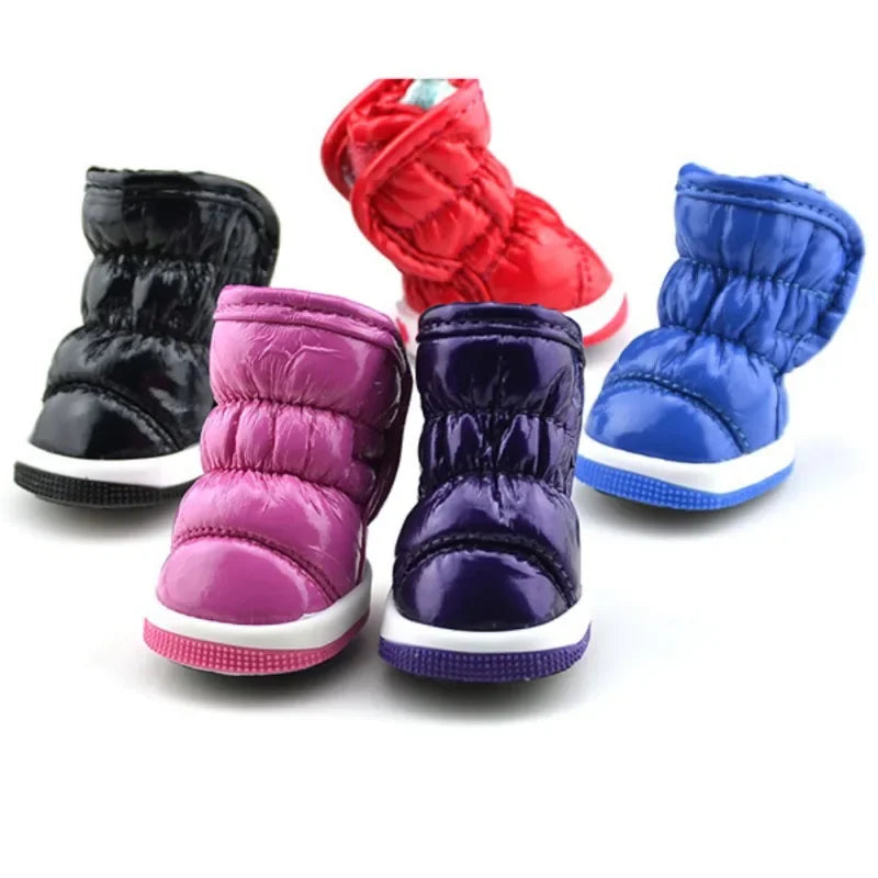 Pet Shoes Waterproof Winter Boots For Small Medium Dogs