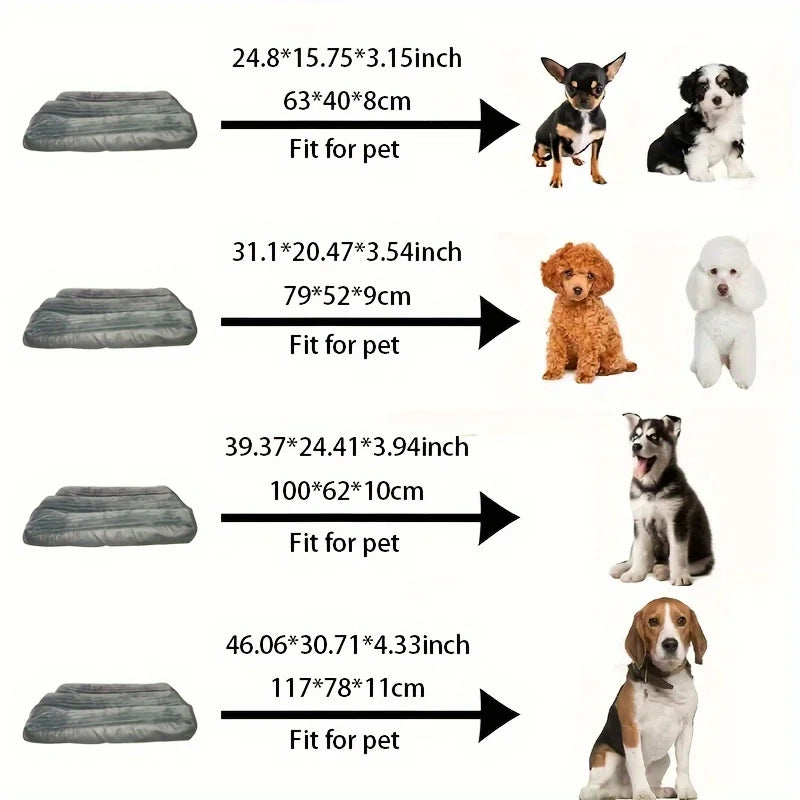 NONECN Winter Warm Corduroy Dog Bed For All Pets Cozy