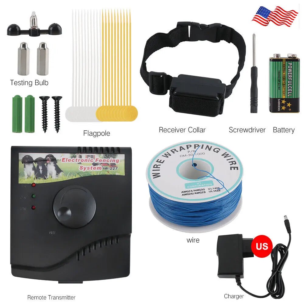NONECN Electric Dog Fence System With Containment Shock Collar
