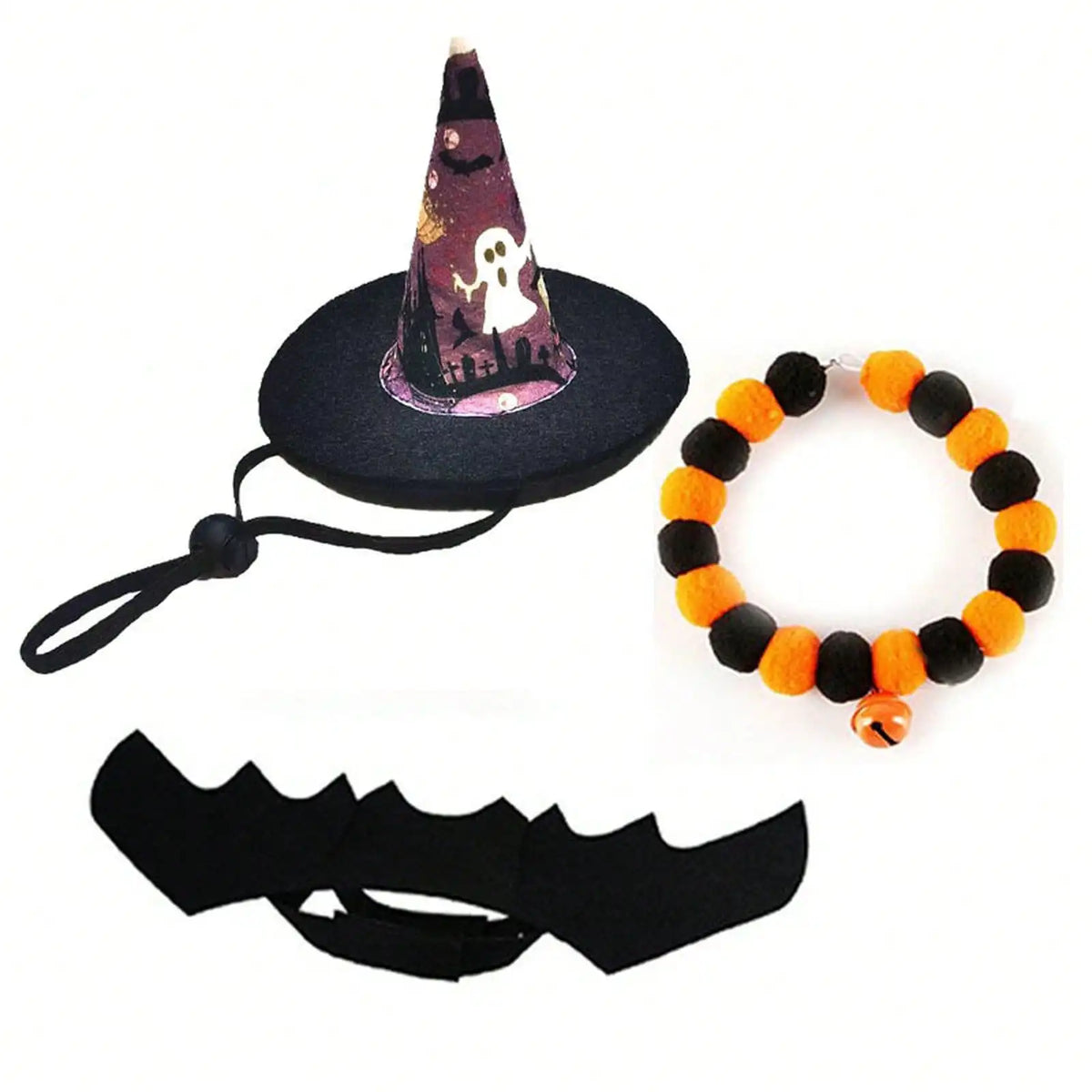 Halloween Pet Costume And Accessory Set For Playful Transformations
