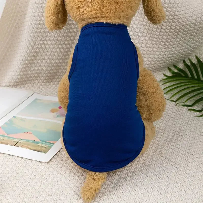 Summer Breathable Dog Vest T Shirt for Small Dogs Cats