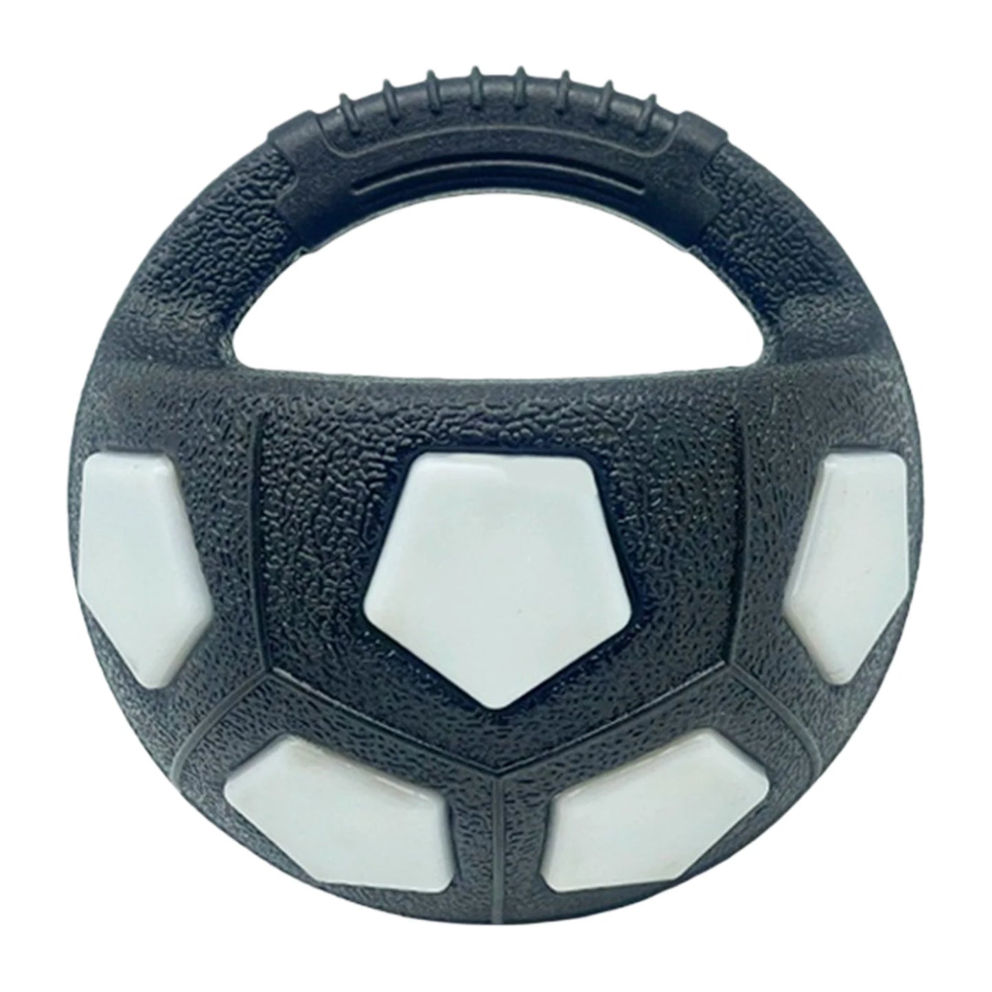Dog Calming Ball With Handle Interactive Squeaky Football Toy