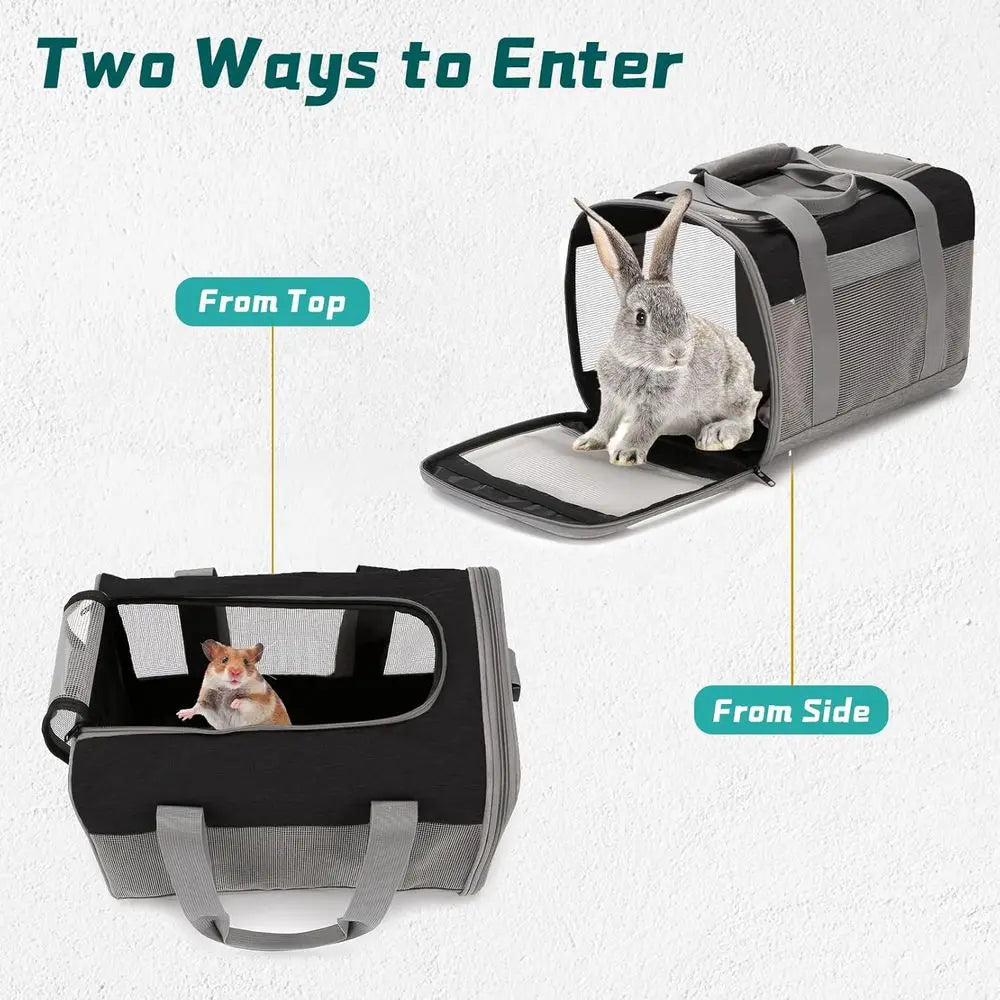Bunny Travel Carrier For Pets Breathable Portable Bag