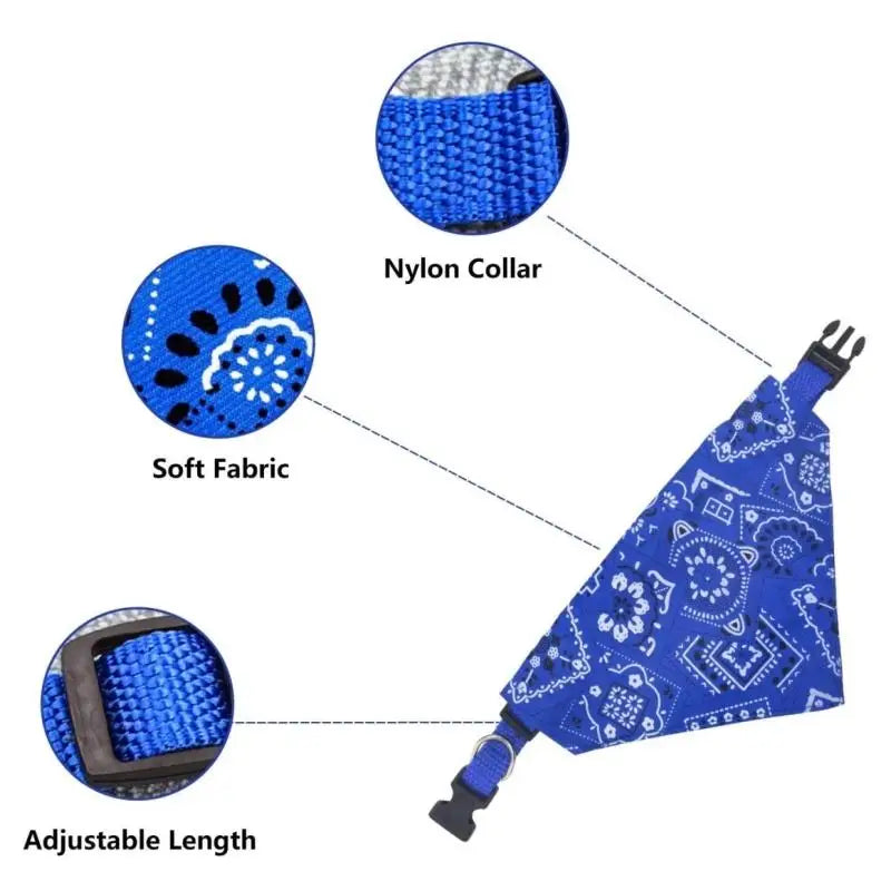 Cat Collar Lovely Adjustable Necktie Scarf Bandana For Pets