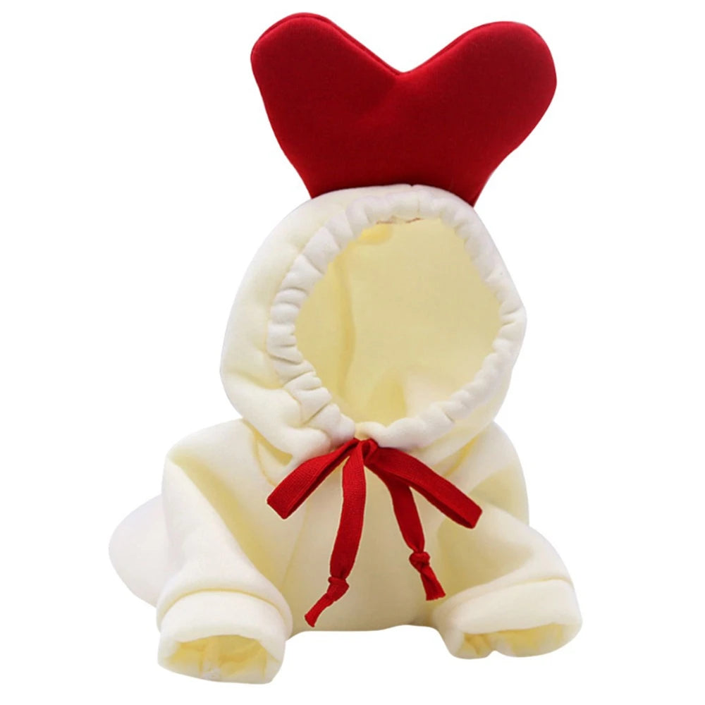 NONECN Cute Fruit Dog Hoodie For Dogs Warm Fleece Cozy