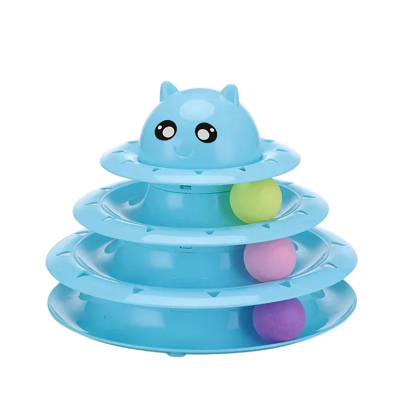 AEDGCN Interactive Cat Toy Tower For Pets Fun Training