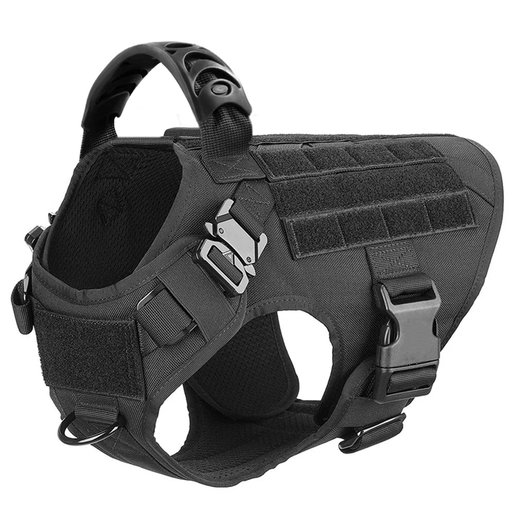 Dog Harness And Leash Set Padded Quick Release Buckle Nylon