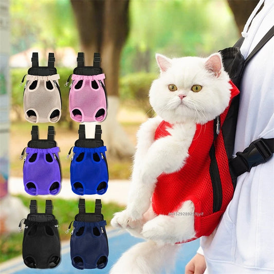 Breathable Pet Carrier Backpack Travel For Small Dogs And Cats