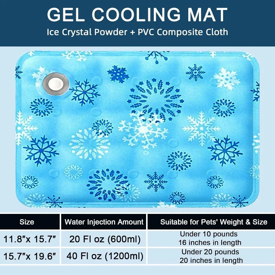 Foldable Gel Cooling Mat For Canine And Feline Companions