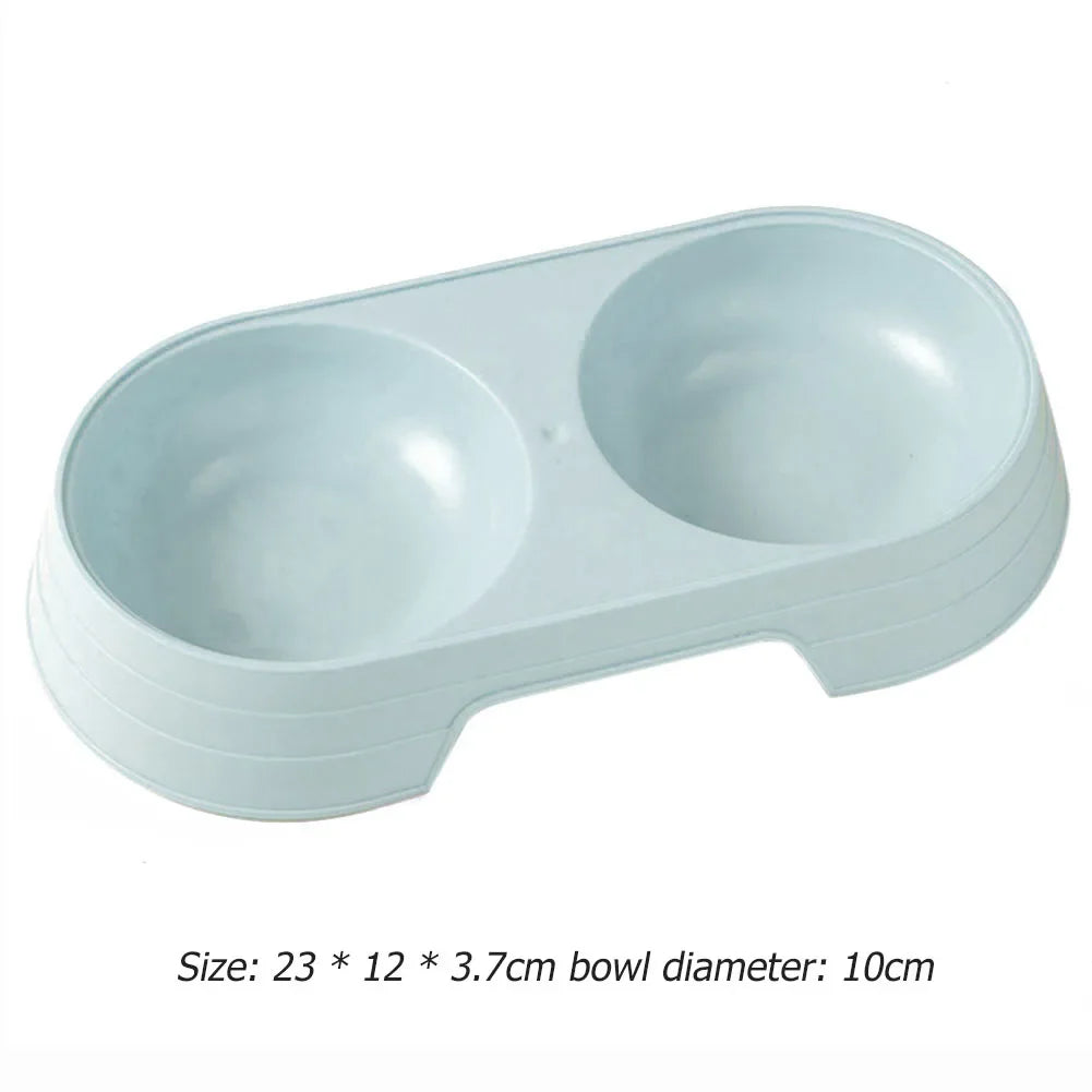 Shunmaii 2-in-1 Pet Bowls Feeding Dishes For Dogs Cats