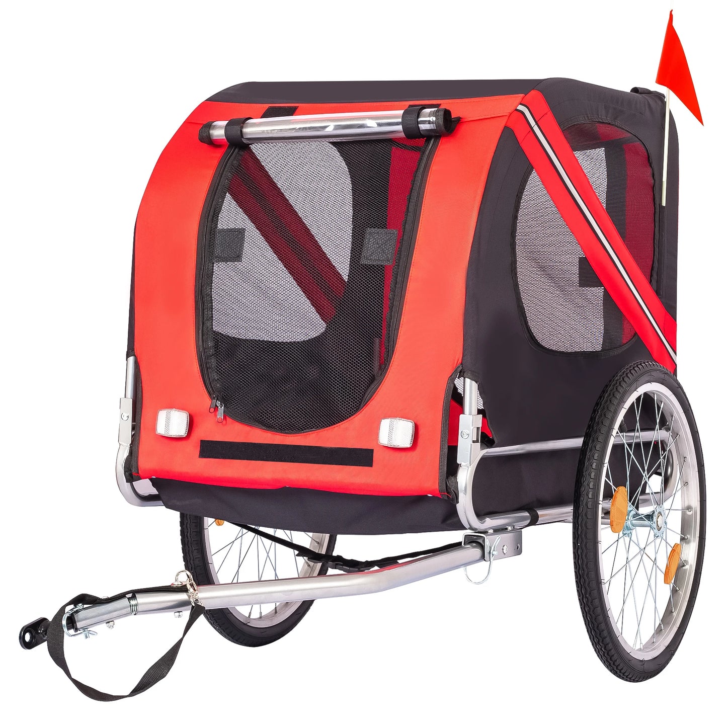 TWISTER.CKB Large Dog Bike Trailer Foldable Oxford Fabric