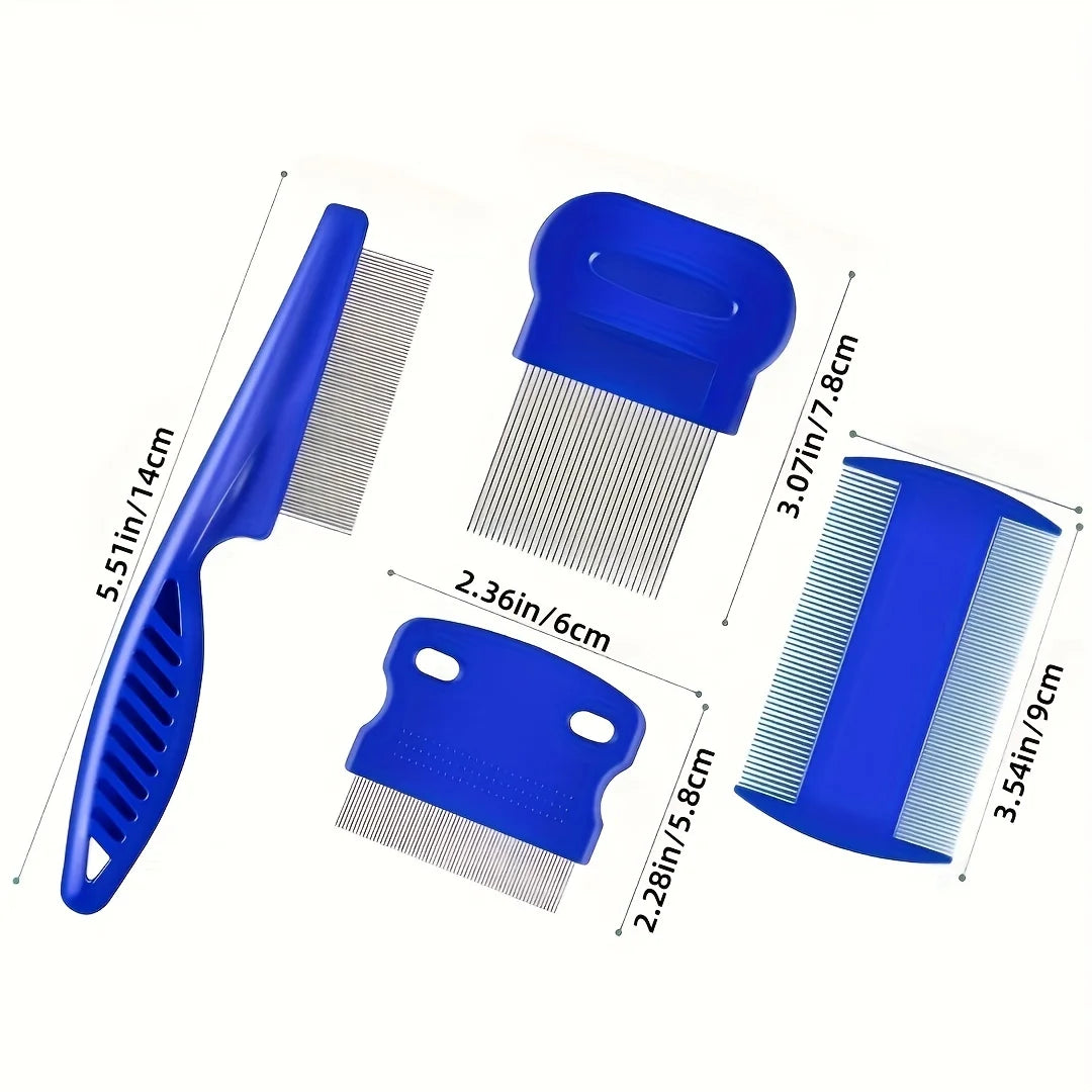 Stainless Steel Flea and Lice Comb for Dogs Cats Rabbits