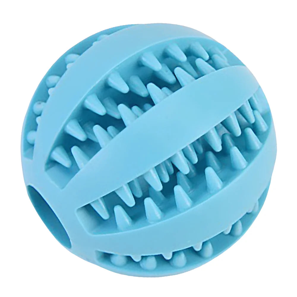 Rubber Dog Teething Puzzle Balls Training Toy For Dogs