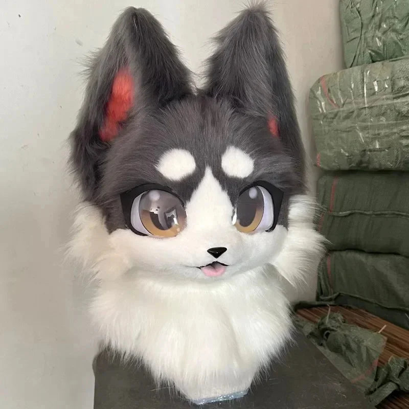 Kawaii Fursuit Animal Head Beast Costume For Furry Cosplay