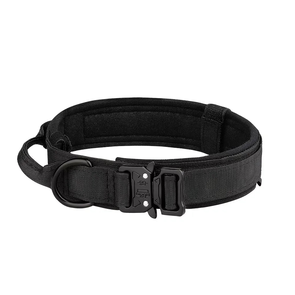 PETRAVEL Tactical Dog Collar and Leash Set with Control Handle