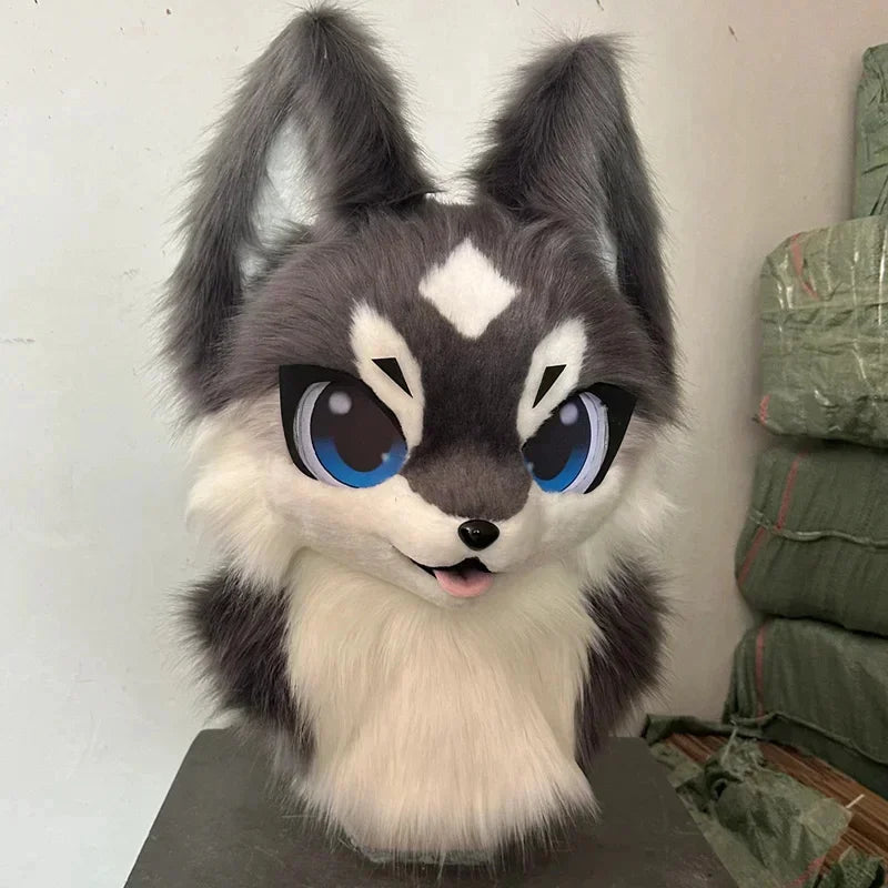 Kawaii Fursuit Animal Head Beast Costume For Furry Cosplay