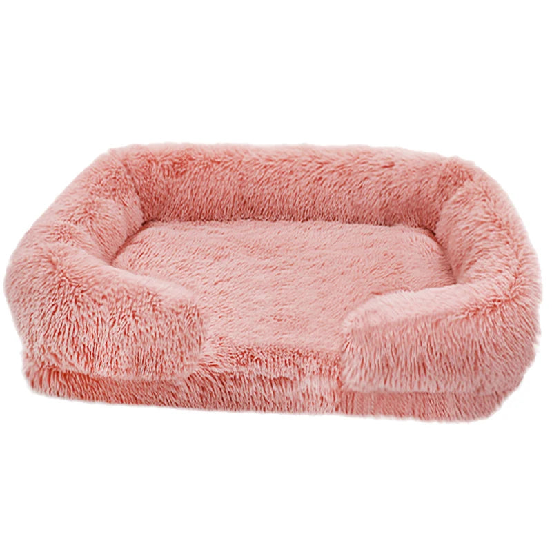 Thickened Orthopedic Dog Bed With Plush Egg Sponge Washable Cover
