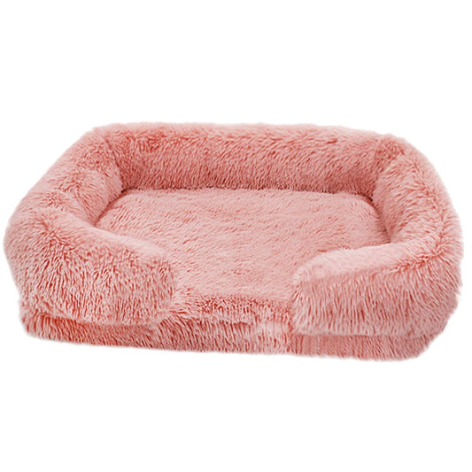NONECN Thickened Orthopedic Dog Bed With Plush Cover