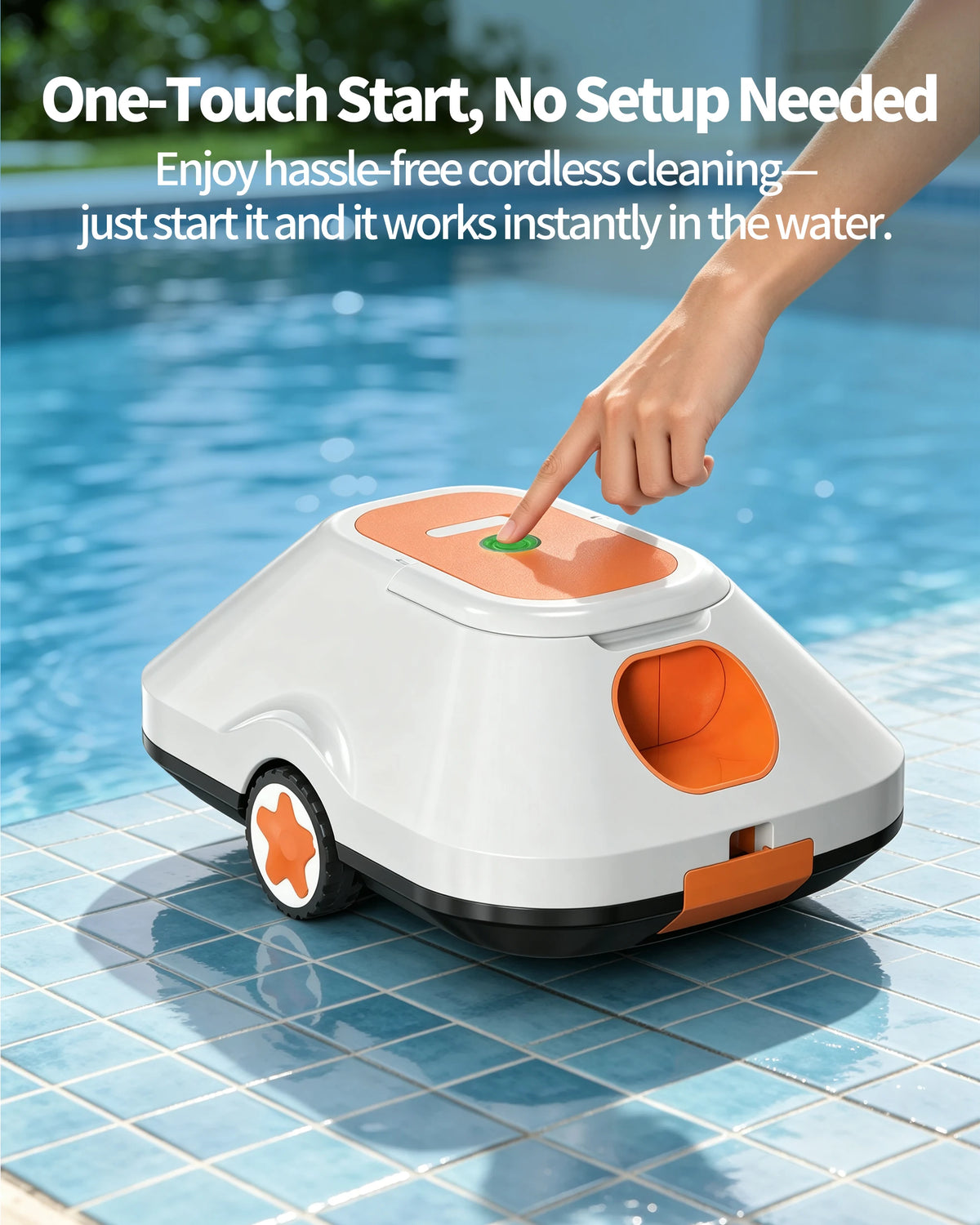 Vastorm Cordless Robotic Pool Cleaner Smart Navigation Auto Parking