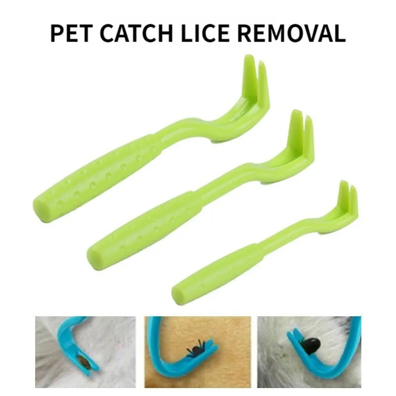 Three-Piece Flea Tick Remover Kit for Dogs and Cats