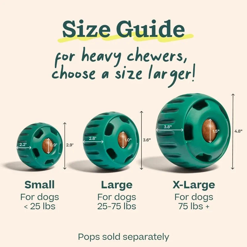 Interactive Dog Chew Toys With Weighted Base Snack Box