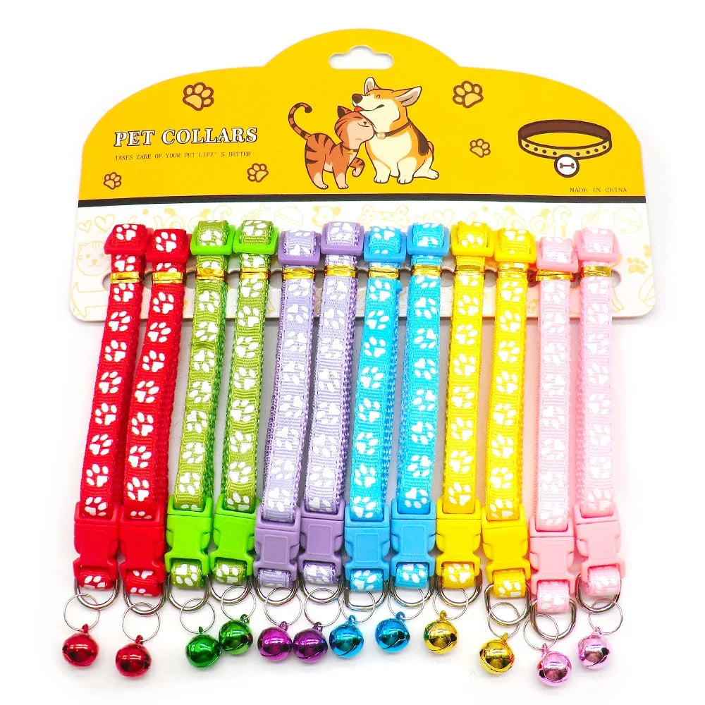 Wholesale Anti Lost Nylon Dog Collars With Bells For Pets