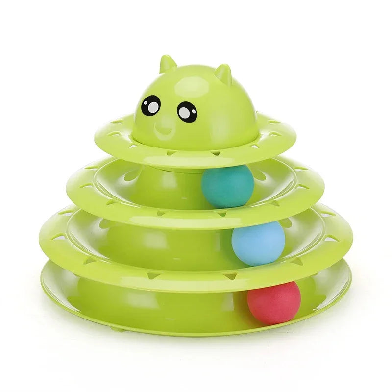 AEDGCN Interactive Cat Toy Tower For Pets Fun Training