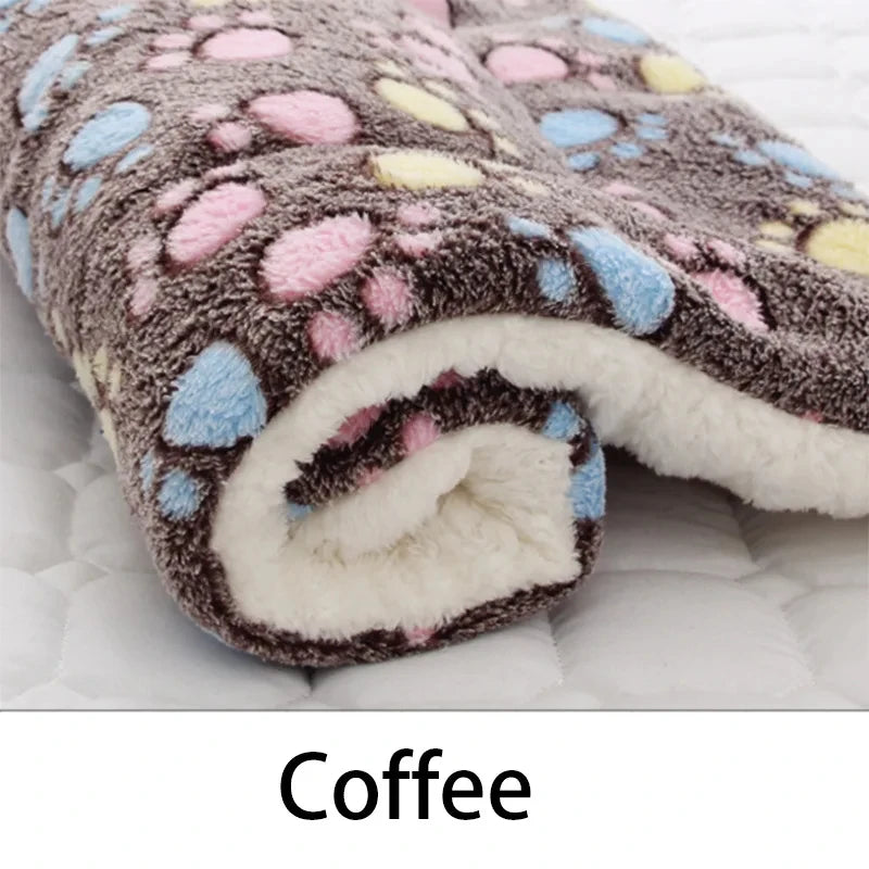 Flannel Pet Sleeping Mat Dog Bed For Cats And Dogs